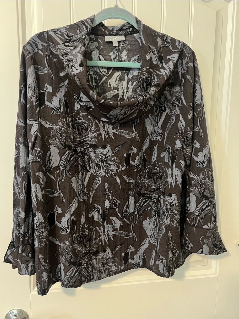 Habitat cowl neck blouse -size L